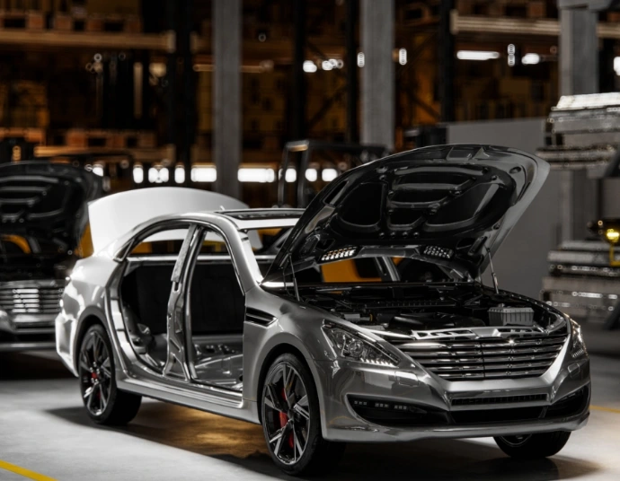 Control plan and work instruction binders on a new automotive production line
