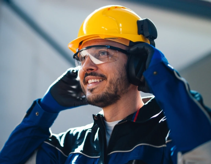 Siemens Energy gas turbine assembly at the Charlotte manufacturing facility